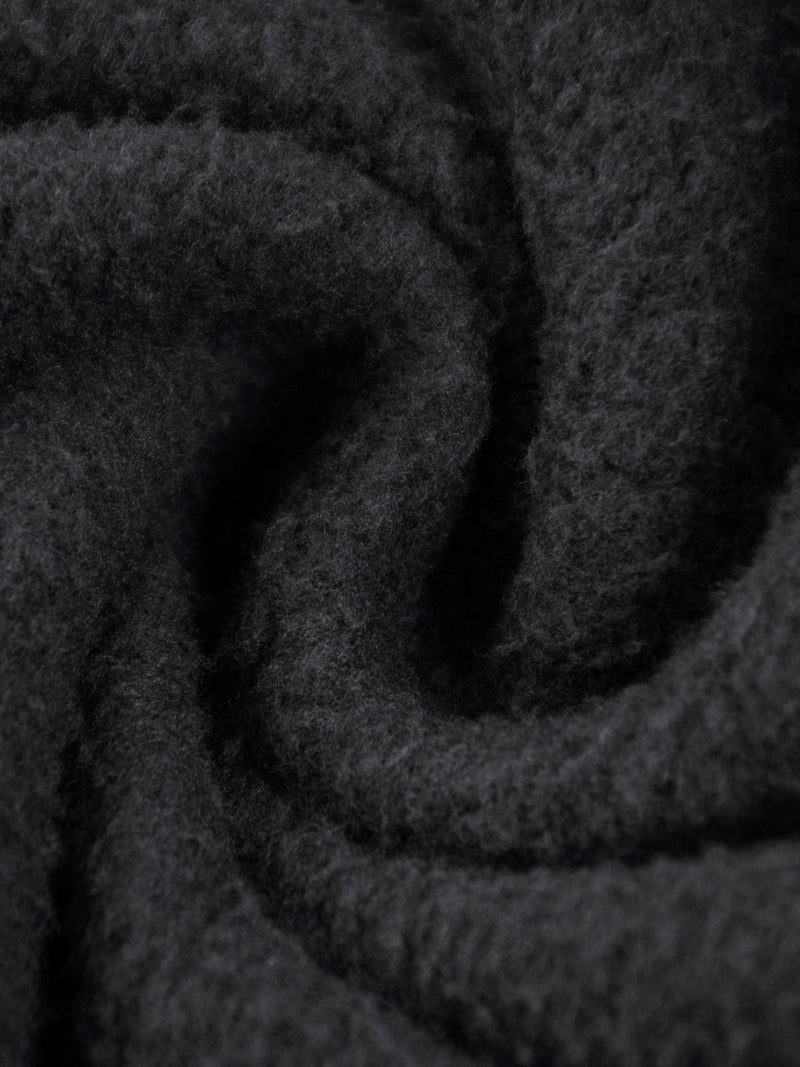Vintage Washed Frayed Fleece Hoodie